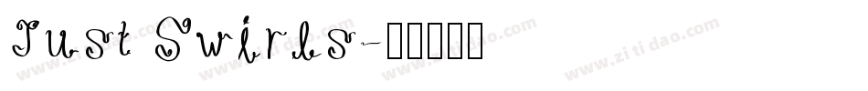 Just Swirls字体转换